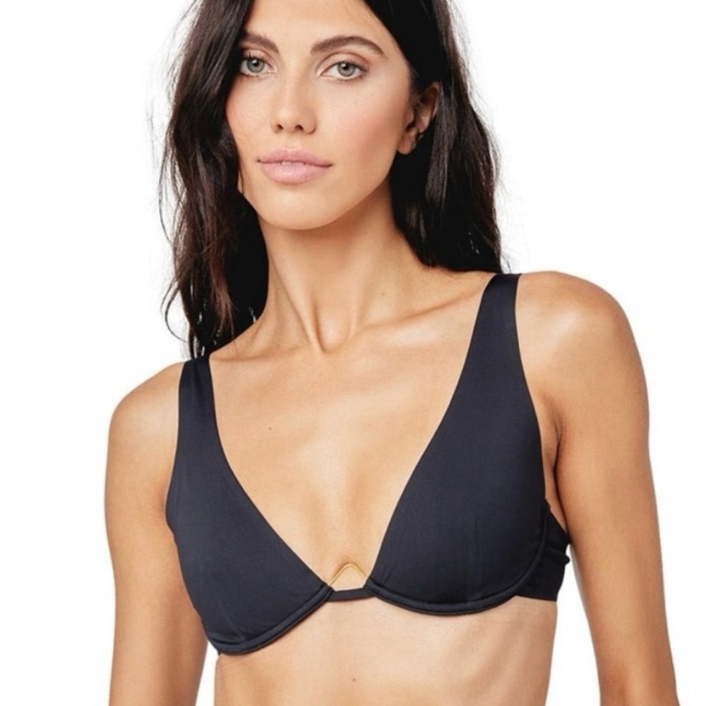 L*Space Alana Fused Cabana Bikini Top L